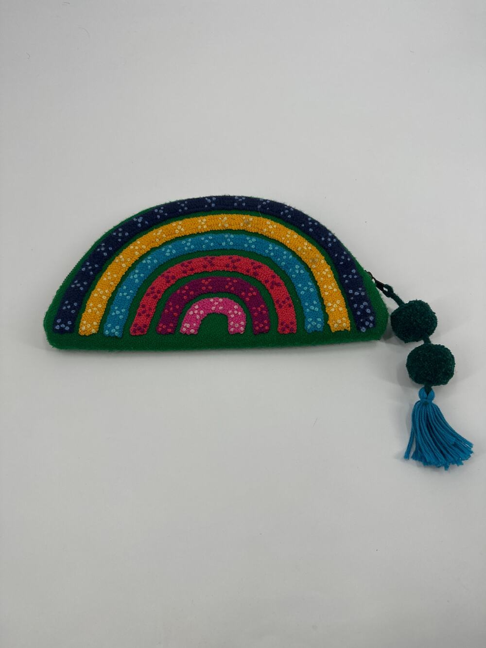 Noonday Collection Rainbow Clutch Fair Trade Handmade Purse